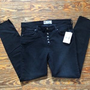 Free People Black legging Jean size w29